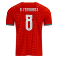 PUMA Men's Portugal B. Fernandes  Home World Cup 2026 Soccer Jersey (Club Red/Green Lagoon)