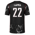 Nike Mens Canada Laryea Away Stadium Jersey 2026 (Black/Red)