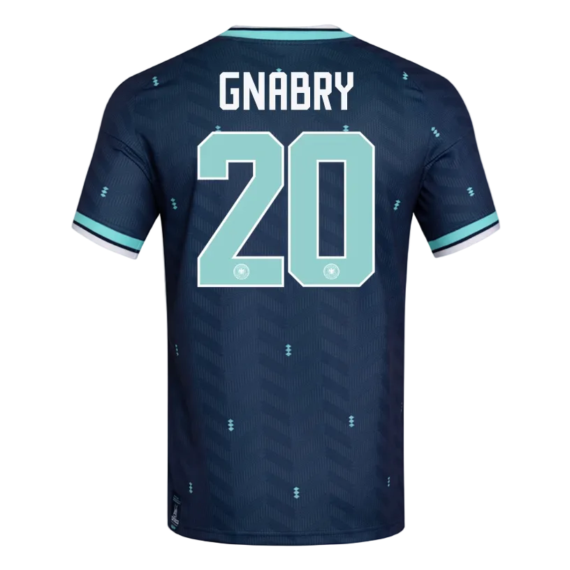 adidas Men's Germany Gnabry Away 2026 Stadium Jersey 2026 (Navy)