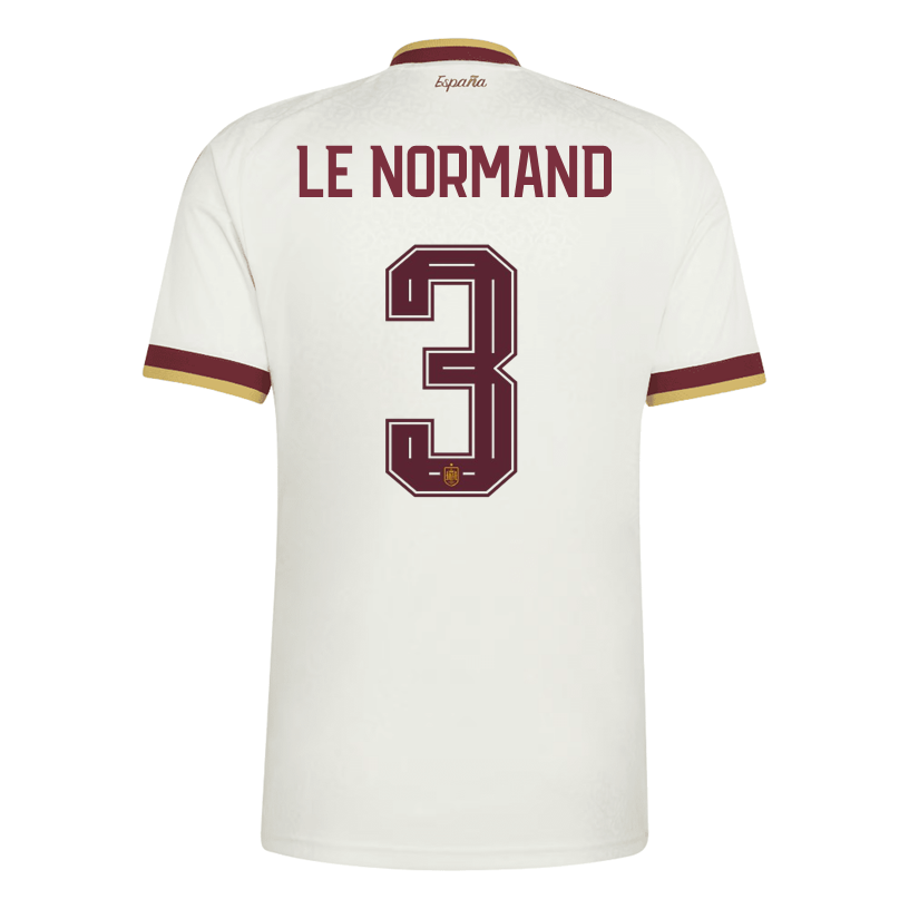 adidas Men's Spain Le Normand Away Stadium Jersey 2026 (White)