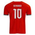 PUMA Men's Portugal Bernardo Home World Cup 2026 Soccer Jersey (Club Red/Green Lagoon)