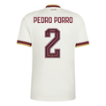 adidas Men's Spain Pedro Porro Away Stadium Jersey 2026 (White)
