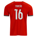 PUMA Men's Portugal Trincao Home World Cup 2026 Soccer Jersey (Club Red/Green Lagoon)