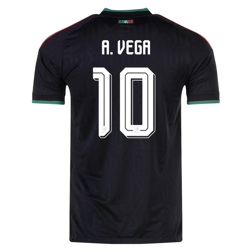 adidas Men's Mexico A. Vega Authentic Match Third Jersey 2026 (Black)