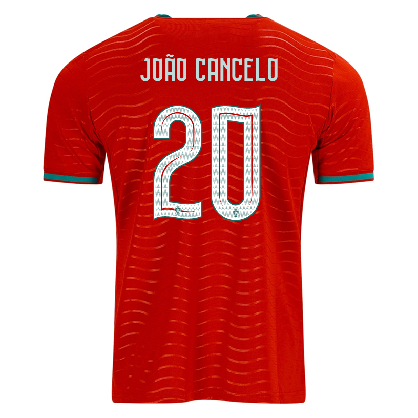 PUMA Men's Portugal Joao Cancelo Home World Cup 2026 Soccer Jersey (Club Red/Green Lagoon)