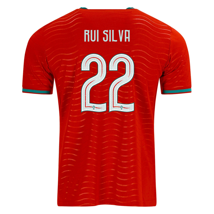 PUMA Men's Portugal Rui Silva Home World Cup 2026 Soccer Jersey (Club Red/Green Lagoon)
