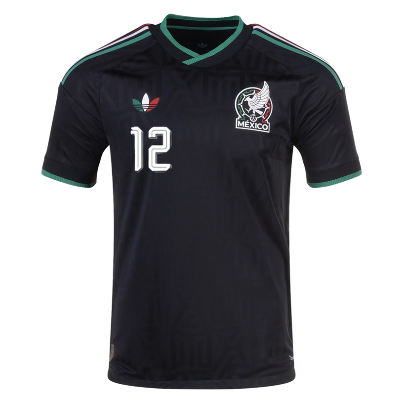 adidas Men's Mexico C. Huerta Authentic Match Third Jersey 2026 (Black) | SoccerWearhouse