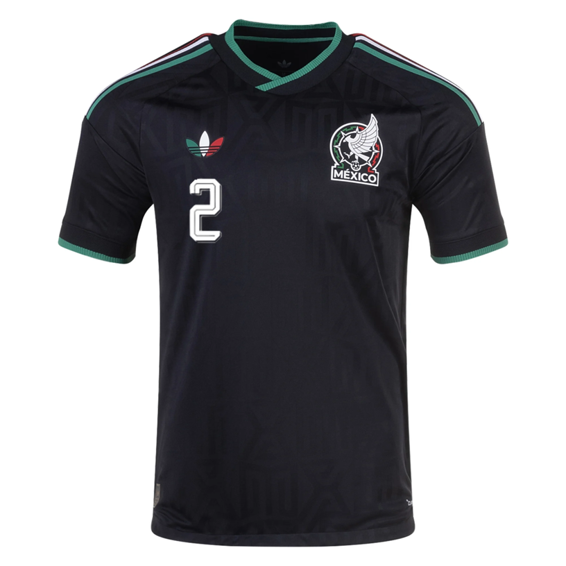 adidas Men's Mexico J. Sanchez Authentic Match Third Jersey 2026 (Black) | SoccerWearhouse