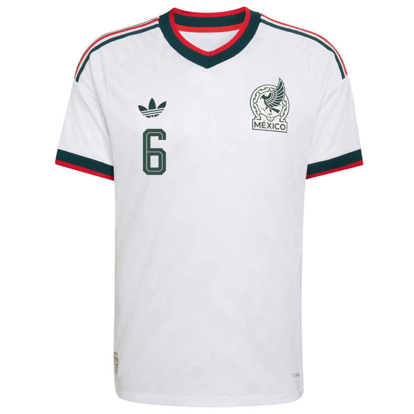 adidas Men's Mexico E. Lira Authentic Match Away Jersey 2026 (White)