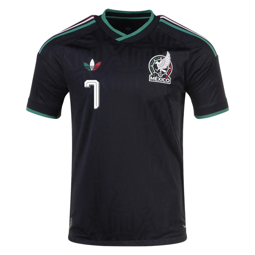 adidas Men's Mexico L. Romo Authentic Match Third Jersey 2026 (Black) | SoccerWearhouse