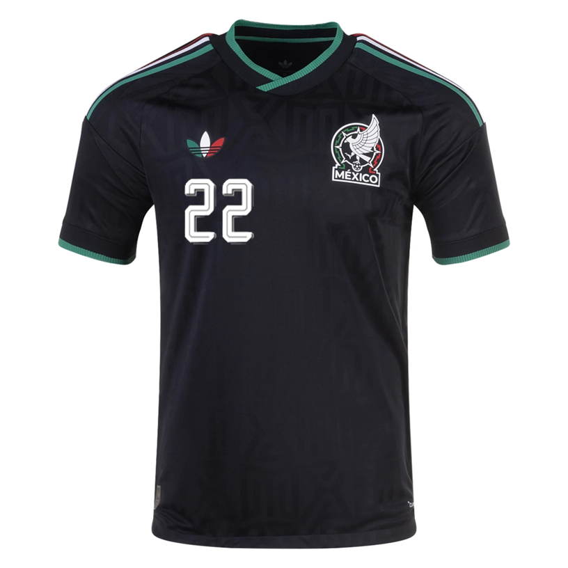 adidas Men's Mexico Alvarado Authentic Match Third Jersey 2026 (Black) | SoccerWearhouse