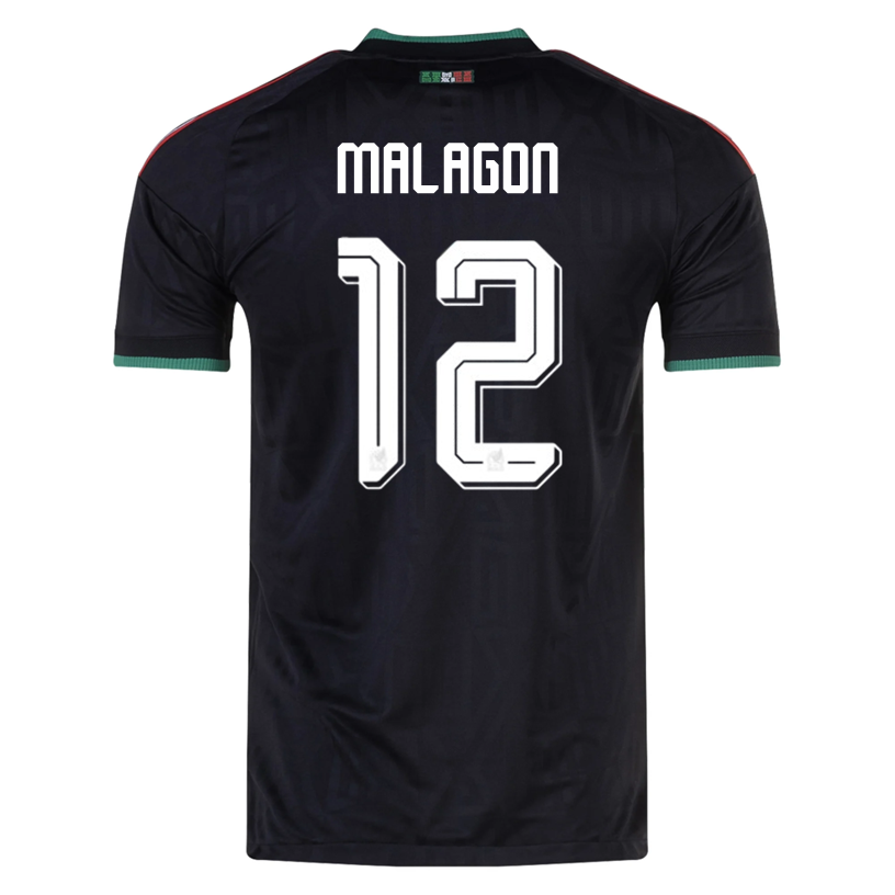 adidas Men's Mexico Malagon Authentic Match Third Jersey 2026 (Black)