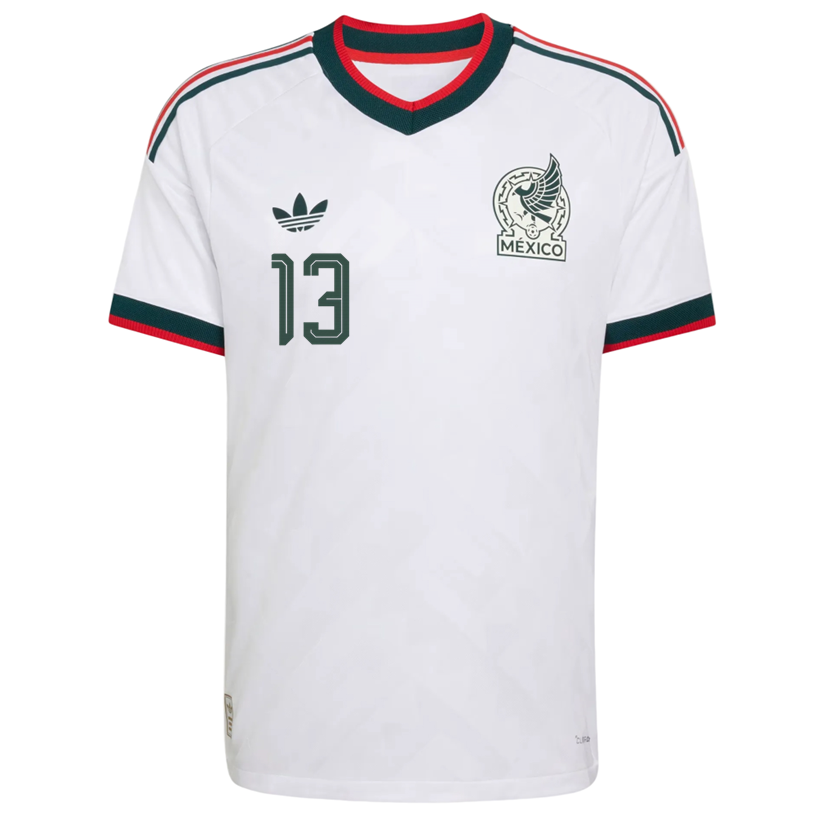 adidas Men's Mexico G. Ochoa Authentic Match Away Jersey 2026 (White)