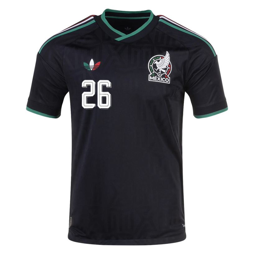 adidas Men's Mexico Armando Gonzalez Authentic Match Third Jersey 2026 (Black)