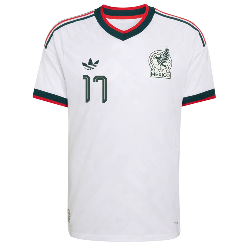 adidas Men's Mexico O. Pineda Authentic Match Away Jersey 2026 (White) | SoccerWearhouse