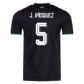 adidas Men's Mexico J. Vasquez Authentic Match Third Jersey 2026 (Black)