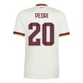 adidas Men's Spain Pedri Away Stadium Jersey 2026 (White)