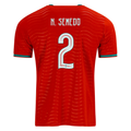 PUMA Men's Portugal N. Semedo Home World Cup 2026 Soccer Jersey (Club Red/Green Lagoon)