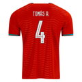 PUMA Men's Portugal Tomas A.  Home World Cup 2026 Soccer Jersey (Club Red/Green Lagoon)