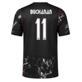Nike Mens Canada Buchanan Away Stadium Jersey 2026 (Black/Red)
