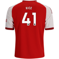 adidas Youth Arsenal Declan Rice Home Jersey 26/27 (Better Scarlet)