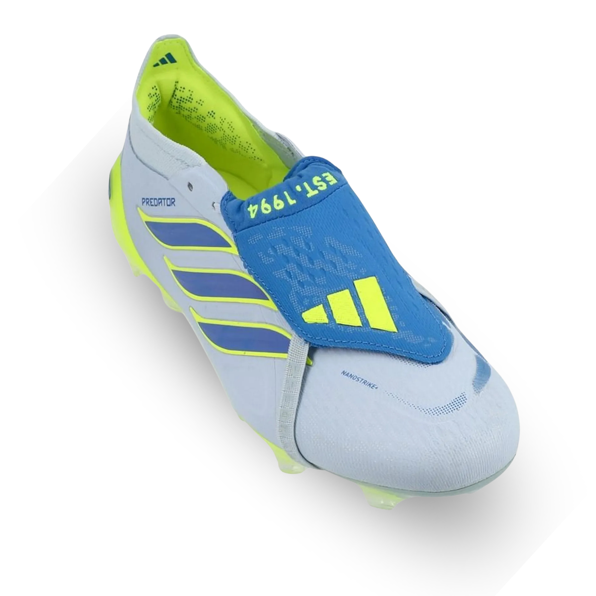 adidas Predator Elite FT FG Soccer Cleats (Blue/Solar Yellow)
