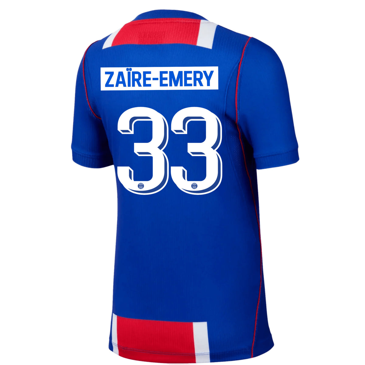 Nike Youth Paris Saint-Germain Warren Zaïre-Emery Home Jersey 26/27 (Royal/White/Red)