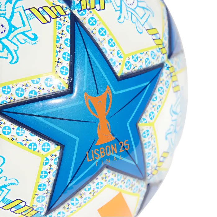adidas 24/25 WUCL Mini Ball (White/Orange/Night Sky/Pantone) | SoccerWearhouse