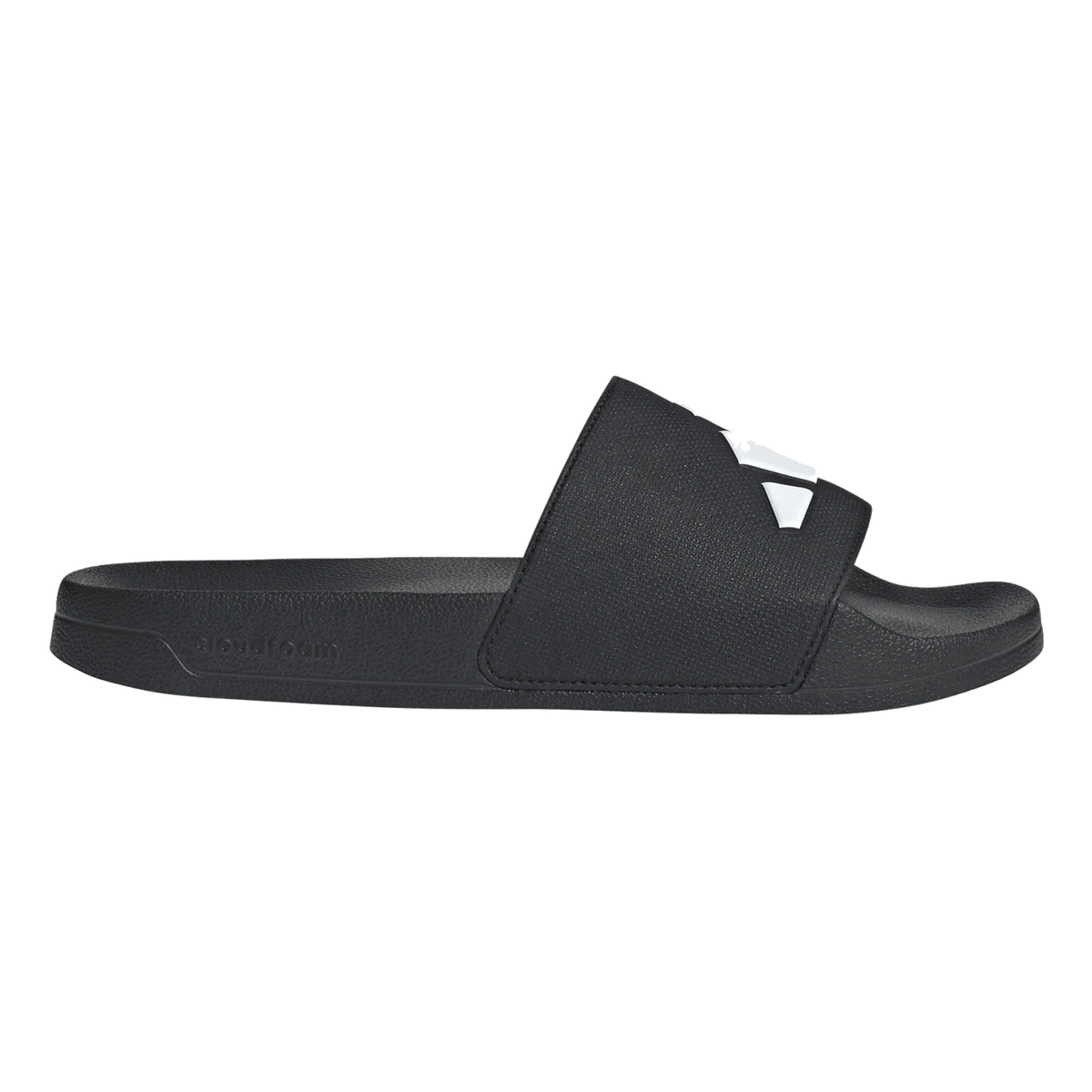 adidas Adilette Shower Slides (Black/White) | SoccerWearhouse