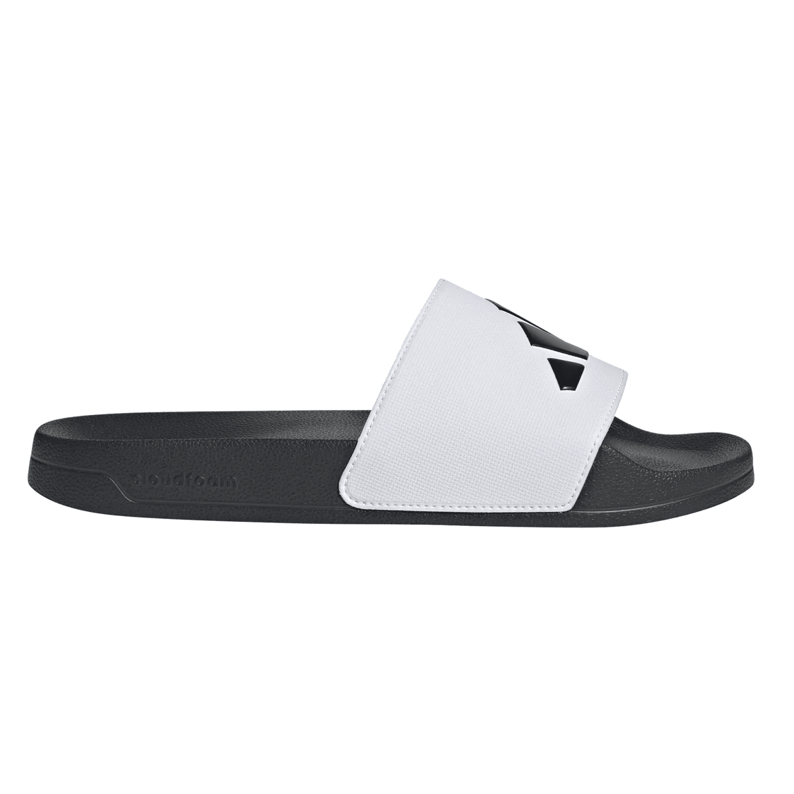 adidas Adilette Shower Slides (White/Black) | SoccerWearhouse