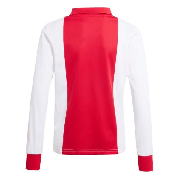 adidas Ajax 125th Anniversary Long Sleeve Jersey 25/26 (Red/White) | SoccerWearhouse