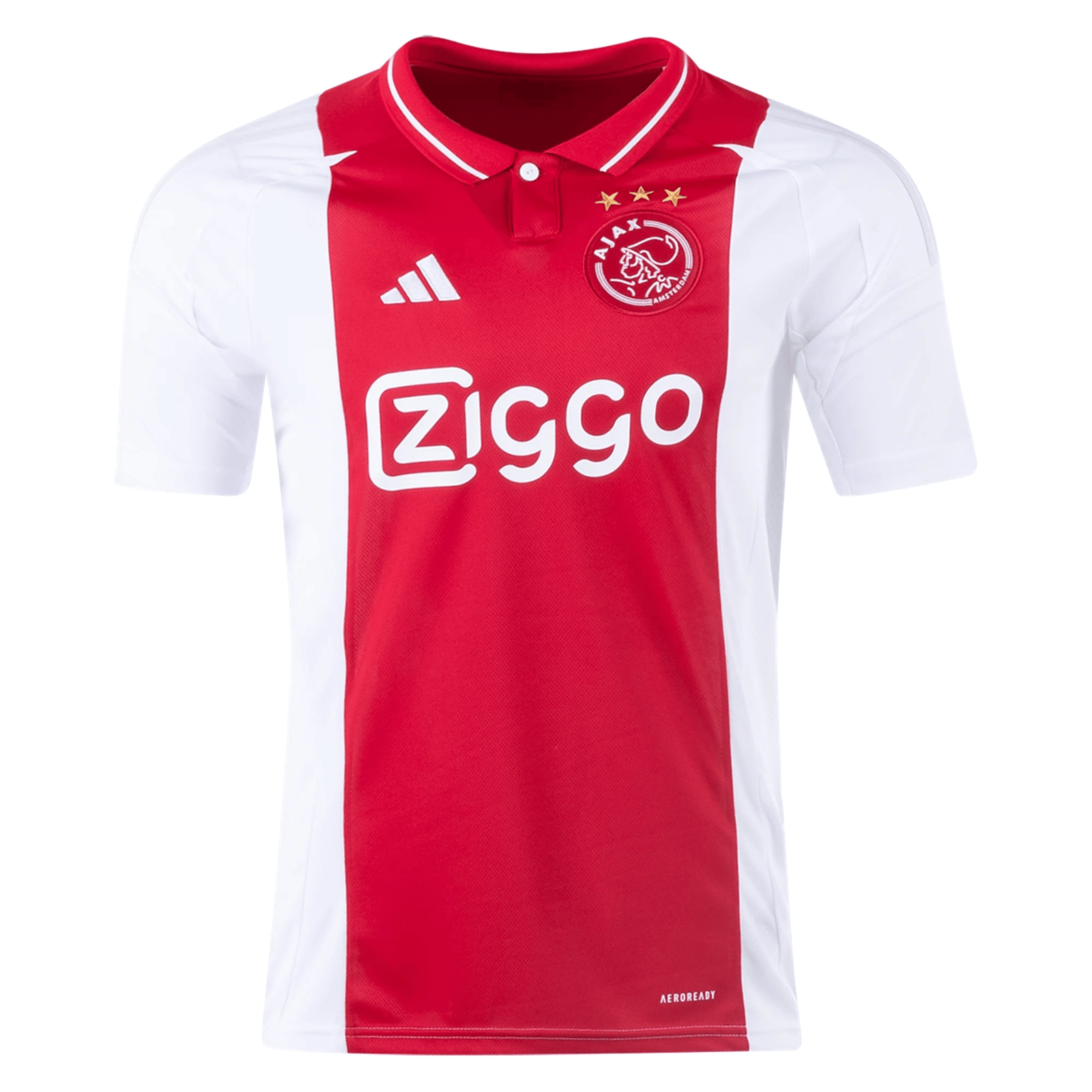 adidas Ajax Home Jersey 24/25 (Red/White) | SoccerWearhouse
