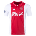 adidas Ajax Home Jersey w/ Eredivise Patch 24/25 (Red/White)