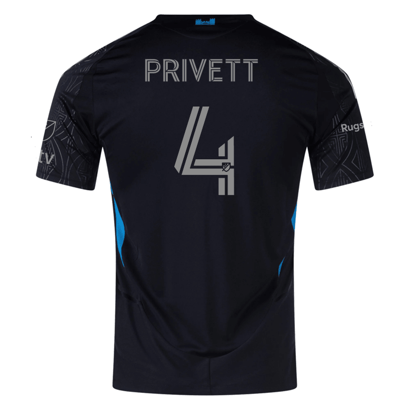 adidas Andrew Privett Charlotte FC Authentic Away Jersey 25/26 (Black) | SoccerWearhouse