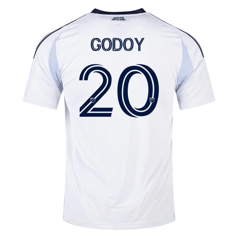 adidas Anibal Godoy San Diego FC Away Jersey 25/26 (White) | SoccerWearhouse