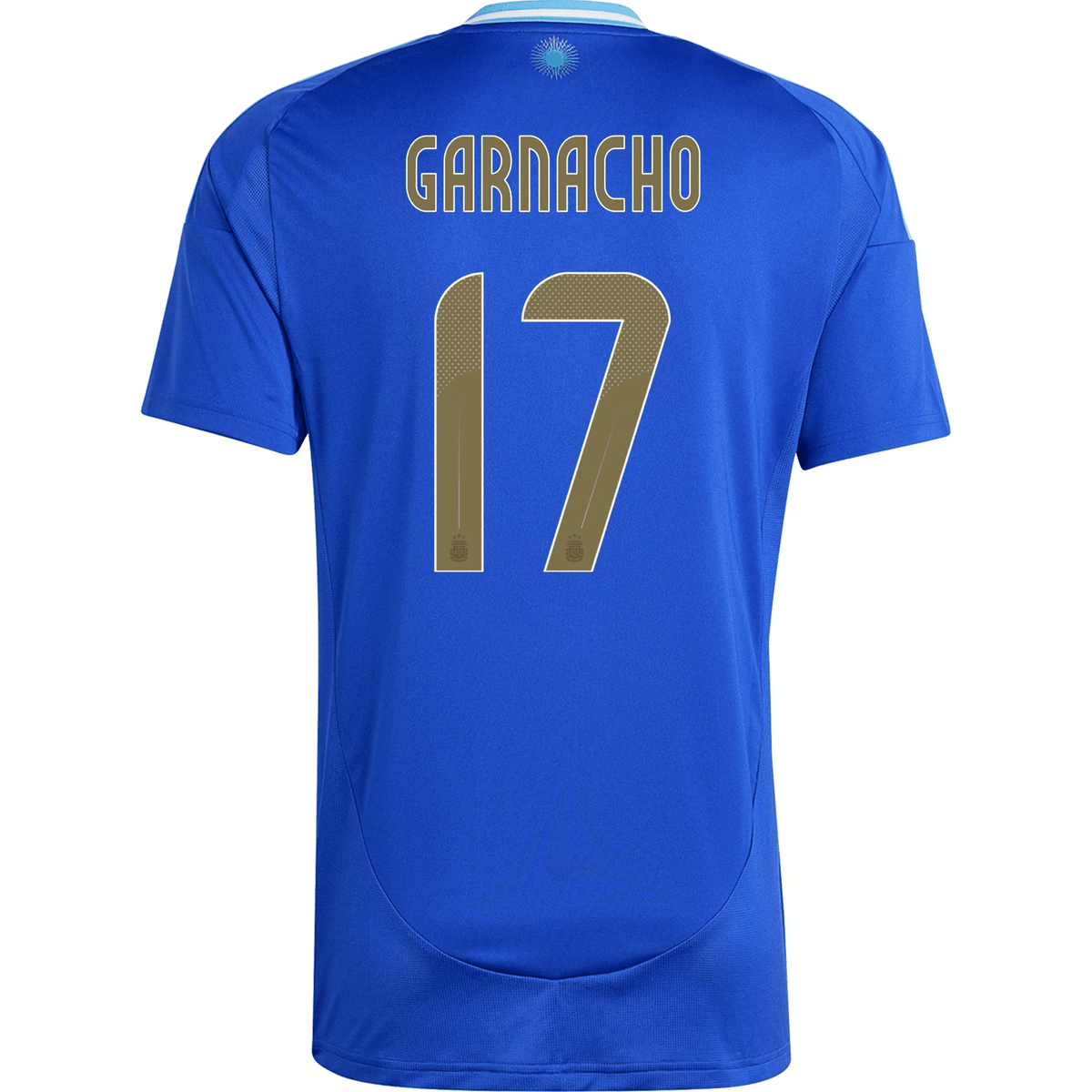 adidas Argentina Alejandro Garnacho Away Jersey 24/25 (Lucid Blue/Blue Burst) | SoccerWearhouse