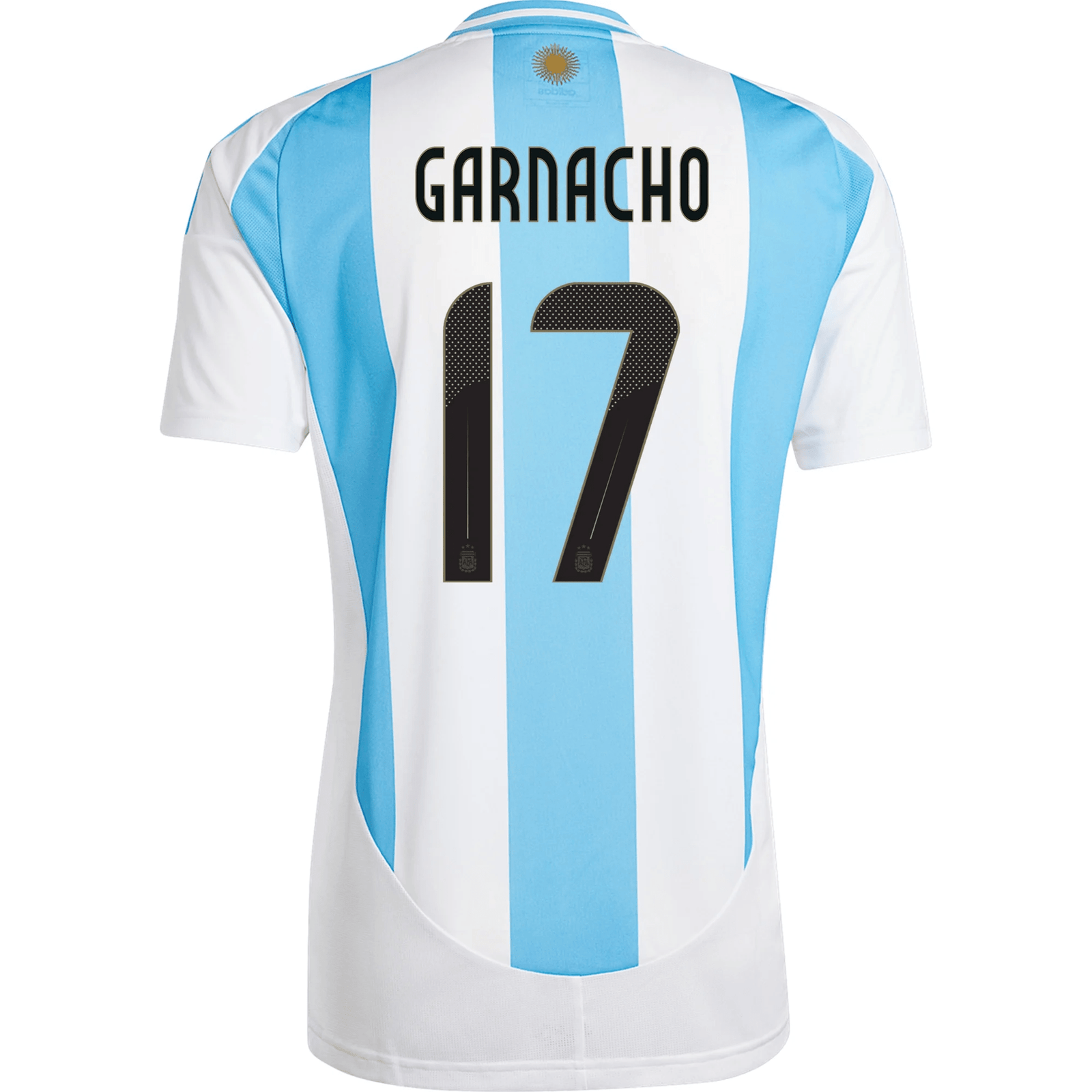 adidas Argentina Alejandro Garnacho Home Jersey 24/25 (White/Blue Burst) | SoccerWearhouse