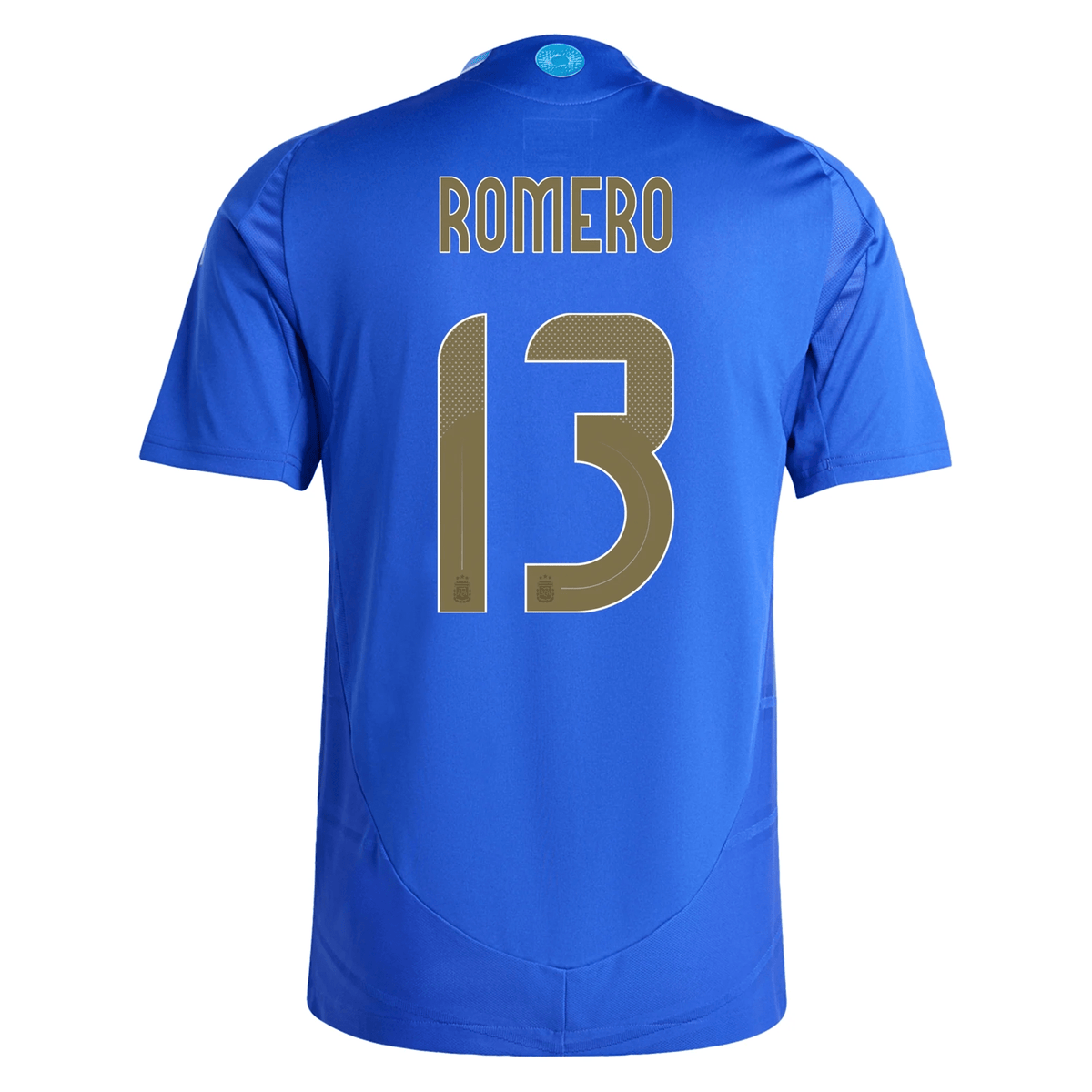 adidas Argentina Authentic Cristian Romero Away Jersey 24/25 (Lucid Blue/Blue Burst) | SoccerWearhouse