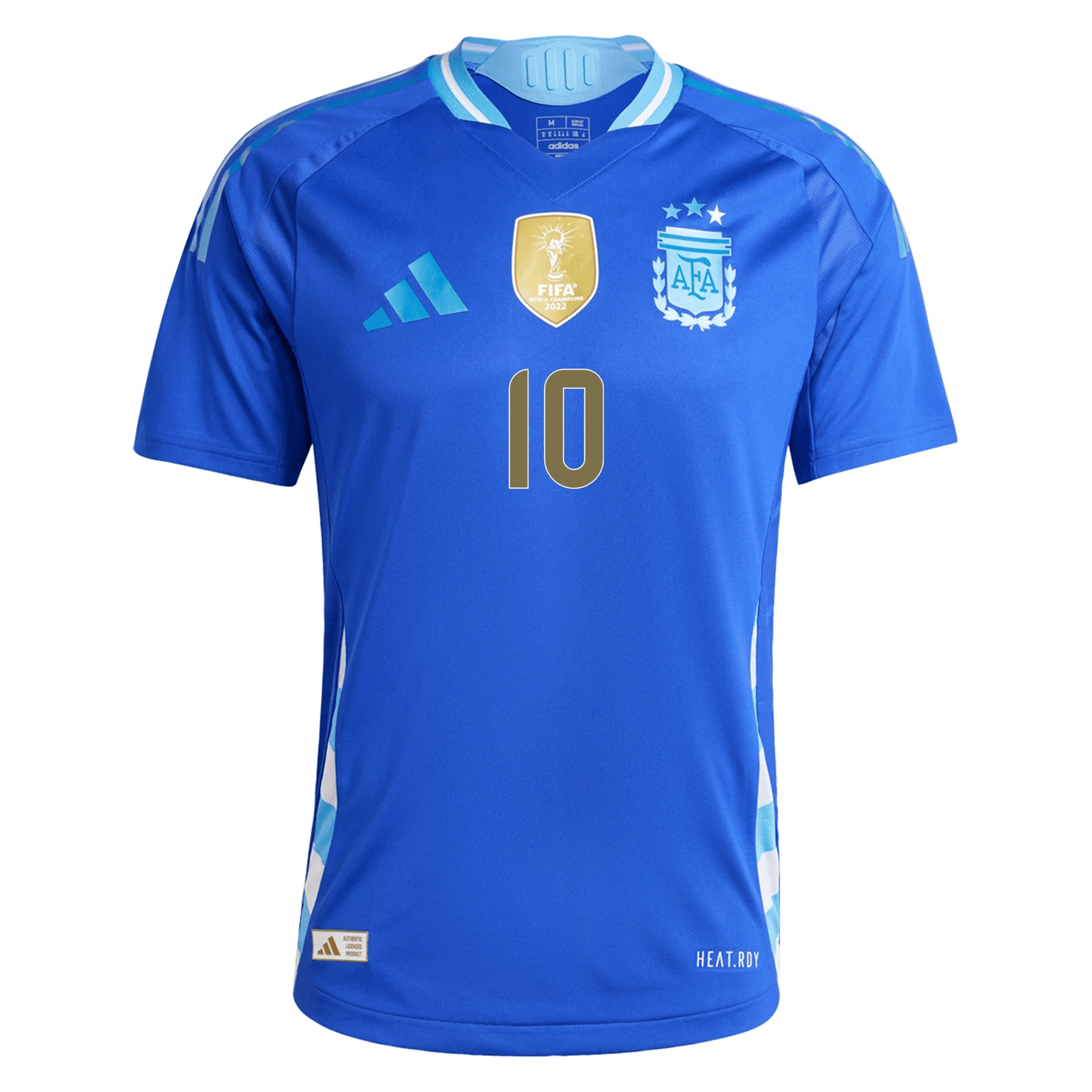 adidas Argentina Authentic Lionel Messi Away Jersey 24/25 (Lucid Blue/Blue Burst) | SoccerWearhouse