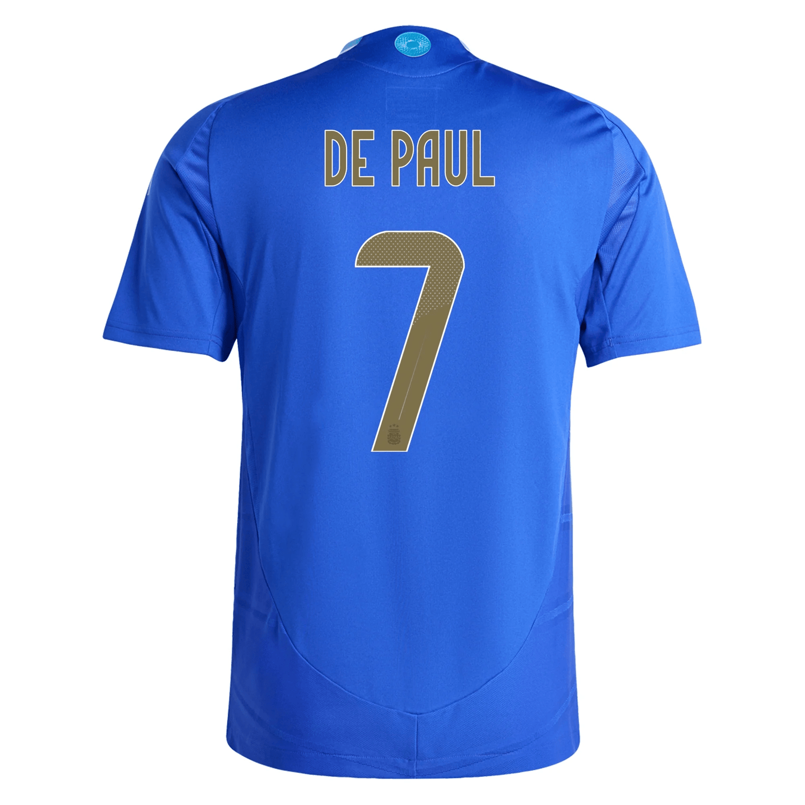 adidas Argentina Authentic Rodrigo De Paul Away Jersey 24/25 (Lucid Blue/Blue Burst) | SoccerWearhouse