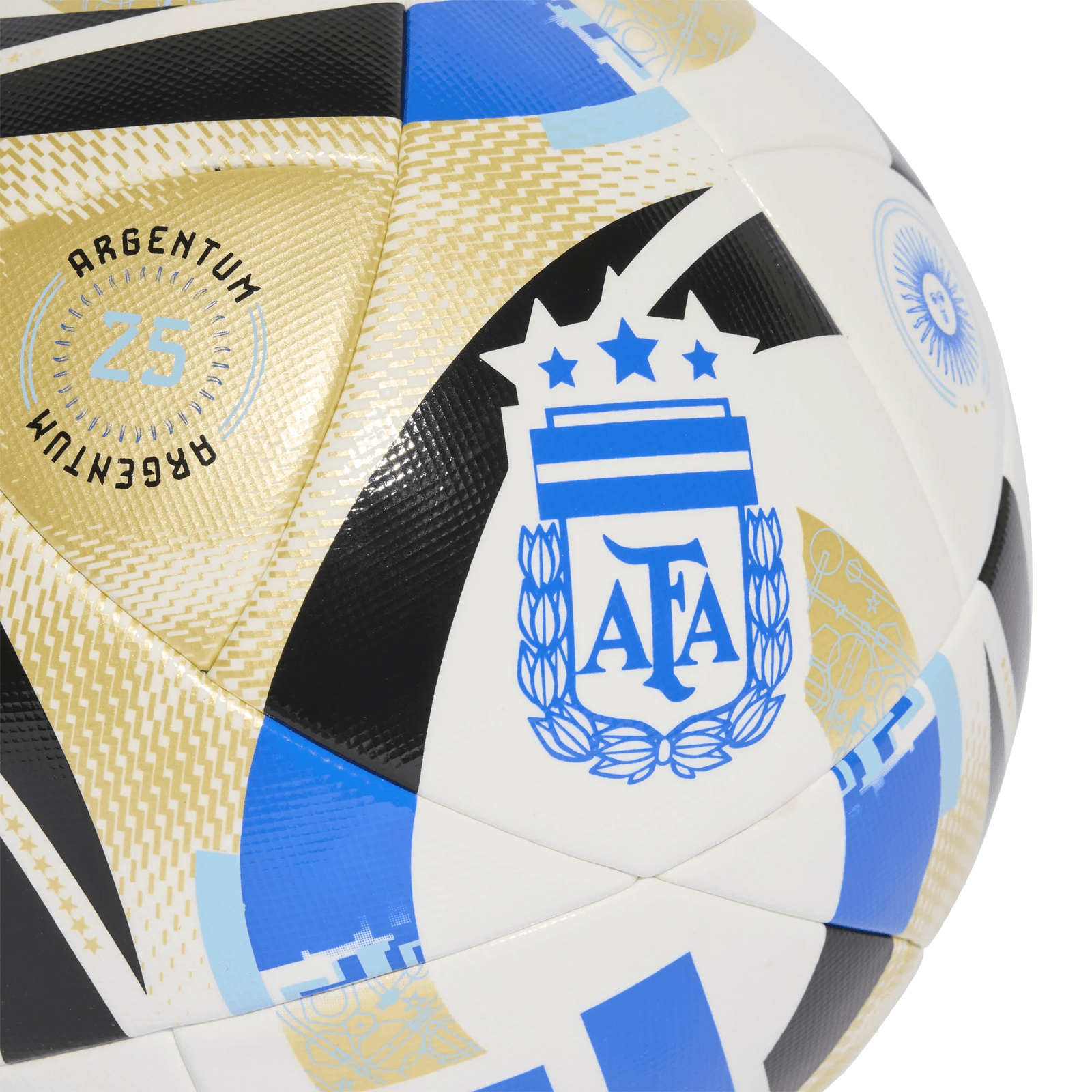 adidas Argentina Competition 2025 Ball (White/Ice Blue) | SoccerWearhouse