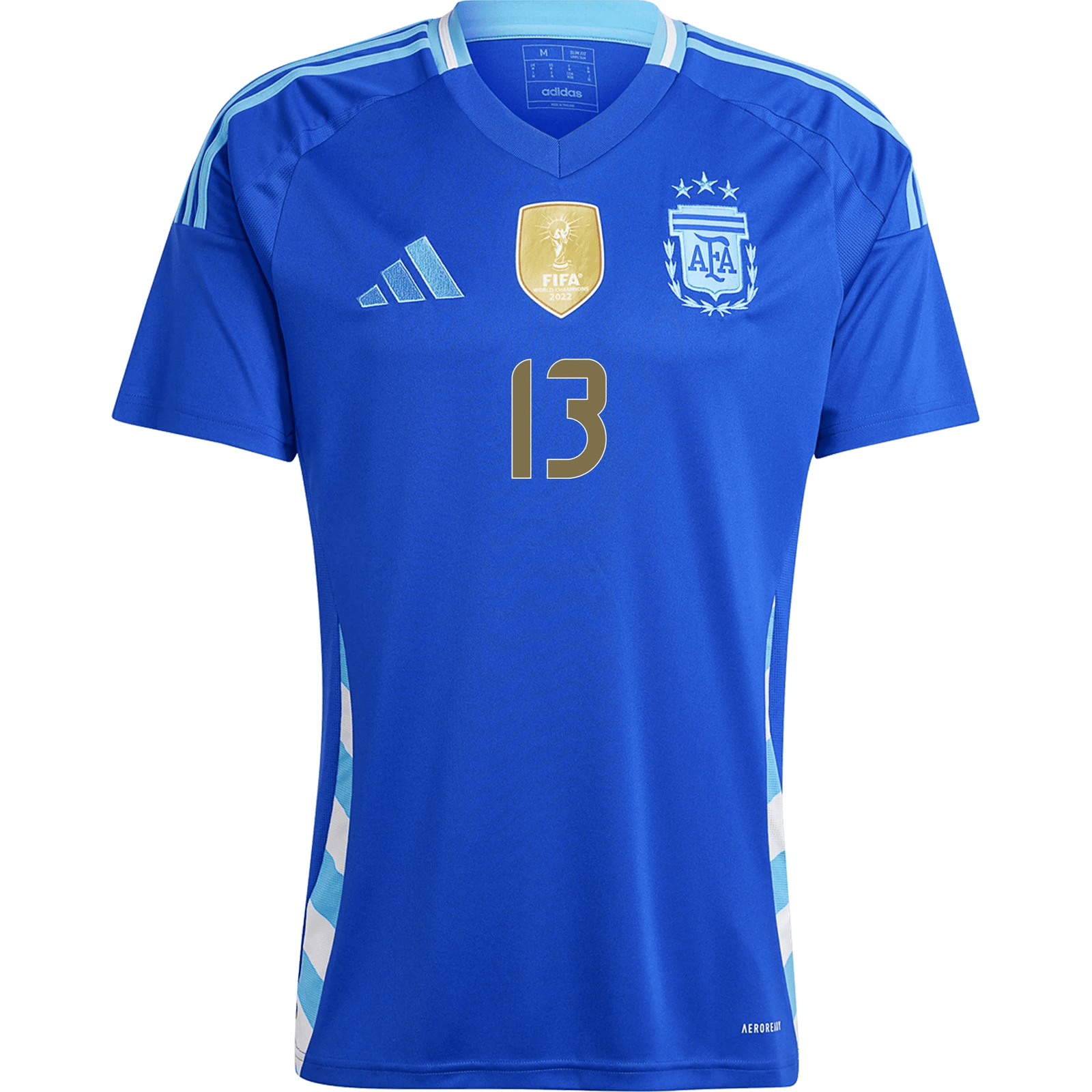 adidas Argentina Cristian Romero Away Jersey 24/25 (Lucid Blue/Blue Burst) | SoccerWearhouse