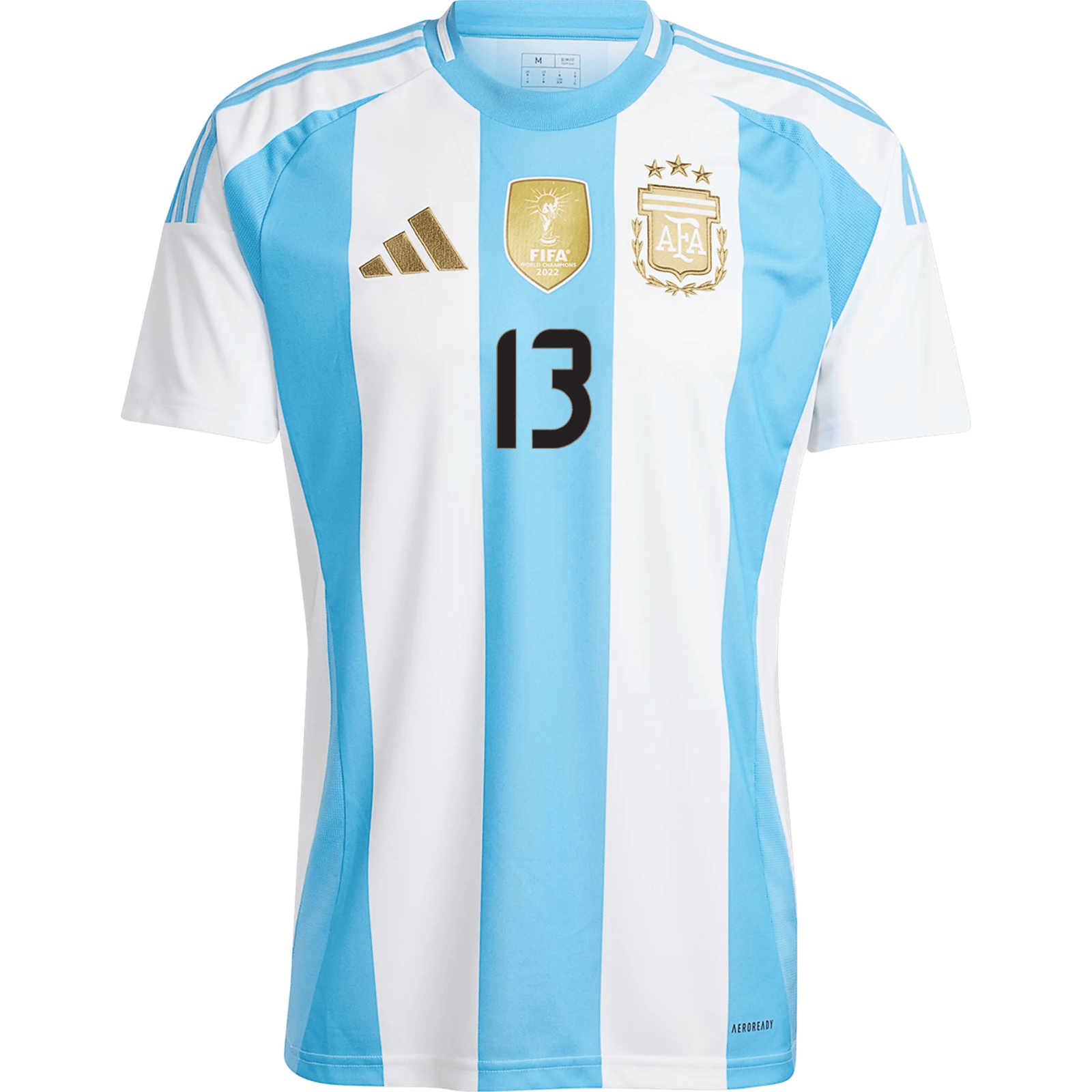 adidas Argentina Cristian Romero Home Jersey 24/25 (White/Blue Burst) | SoccerWearhouse