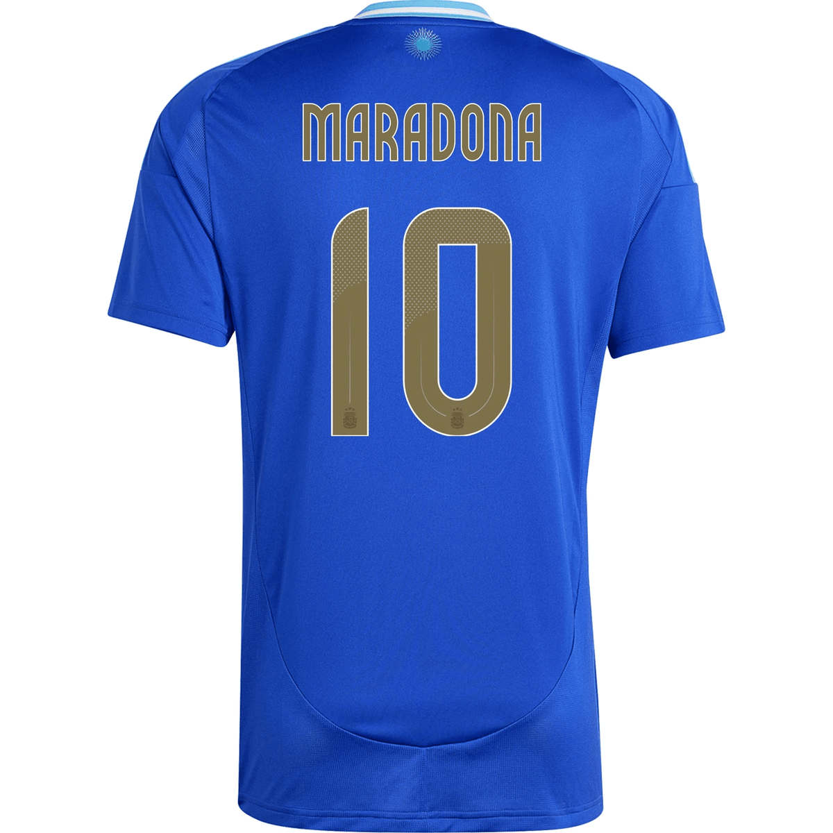 adidas Argentina Diego Maradona Away Jersey 24/25 (Lucid Blue/Blue Burst) | SoccerWearhouse
