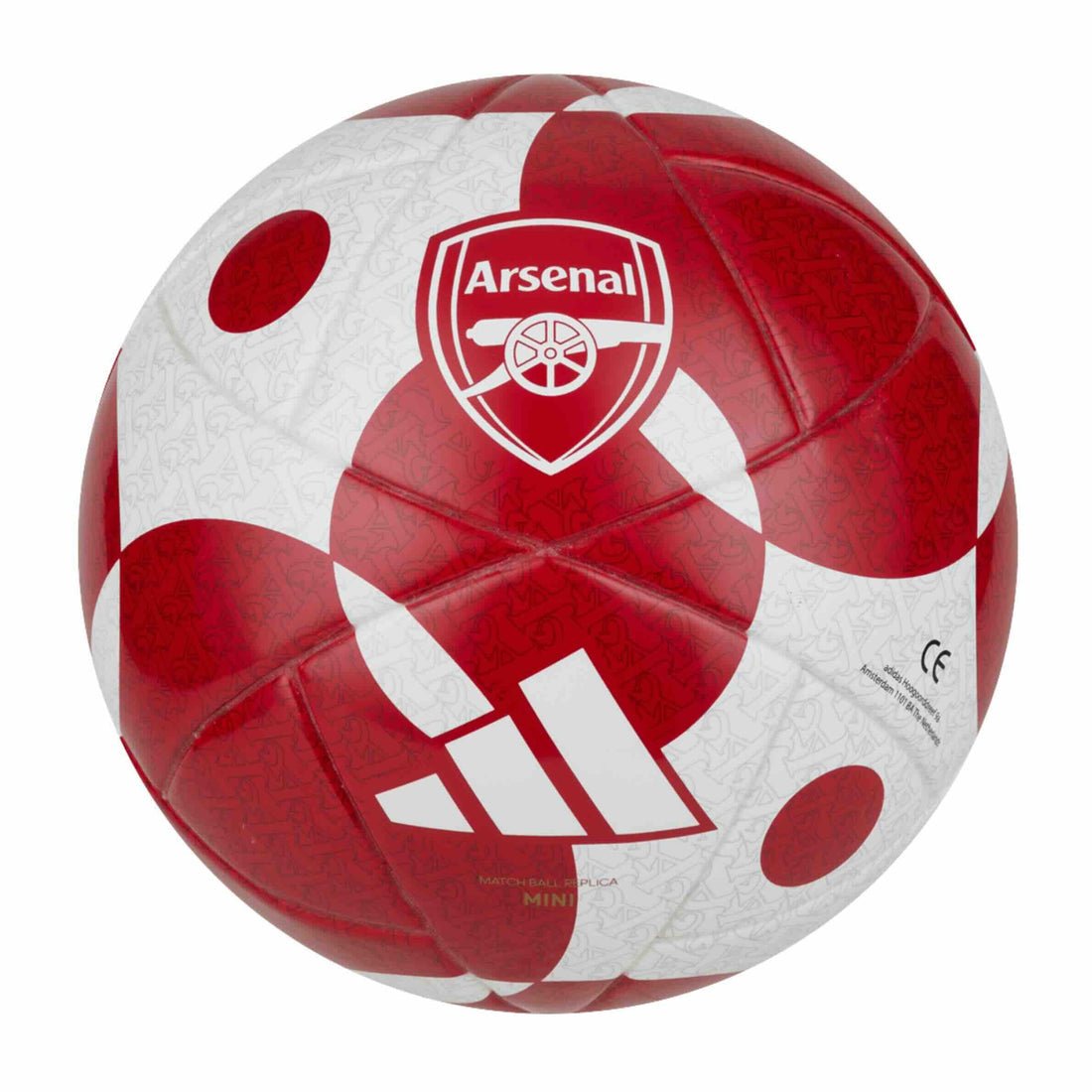 adidas Arsenal 25/26 Mini Home Ball (Better Scarlet/White) | SoccerWearhouse