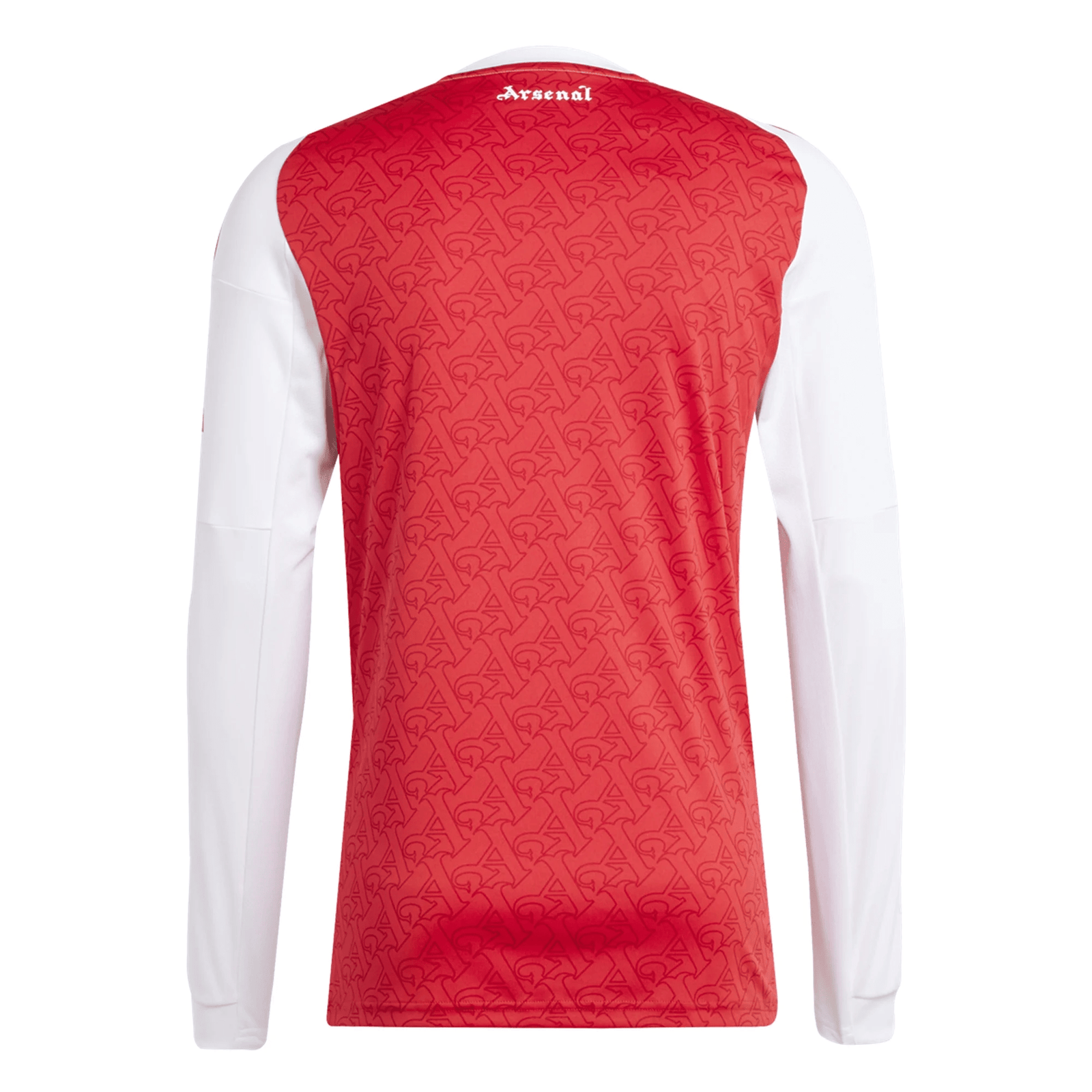 adidas Arsenal Long Sleeve Home Jersey 25/26 (Better Scarlet/White) | SoccerWearhouse