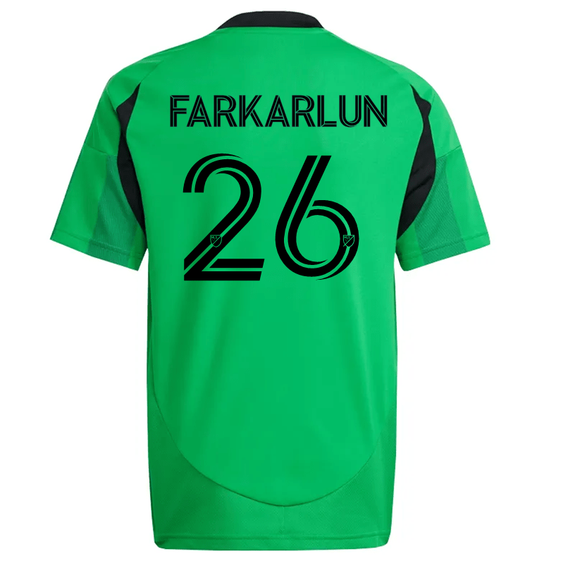 adidas Austin FC Bryant "Jimmy" Farkarlun Home Jersey 25/26 (Real Green) | SoccerWearhouse