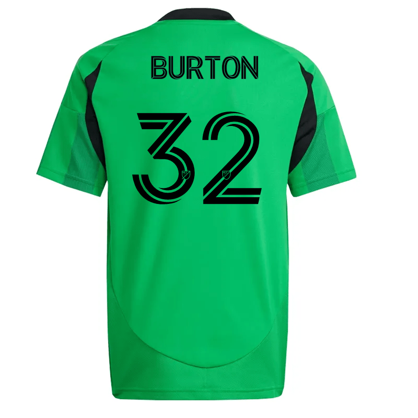 adidas Austin FC Micah Burton Home Jersey 25/26 (Real Green) | SoccerWearhouse