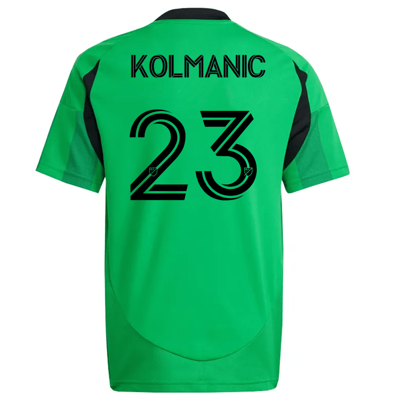 adidas Austin FC Žan Kolmanič Home Jersey 25/26 (Real Green) | SoccerWearhouse