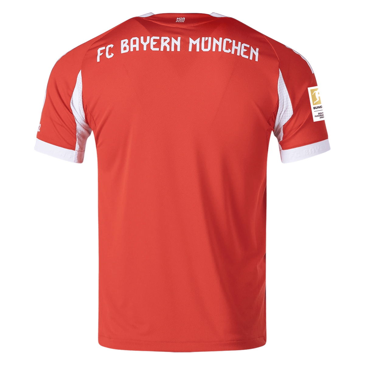 adidas Bayern Munich Authentic Home Jersey w/ Bundesliga Champion Patch 25/26 (Red) | SoccerWearhouse